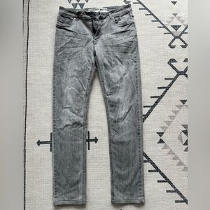 Barbell jeans - 30” waist x 32” length - straight athletic fit - cement grey